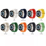 STRAP Ocean Band Strap For iwatch Series 8 Ultra 7 6 5 4 3 2 1 SE Silicon Sports Strap 38/40/41/42/4