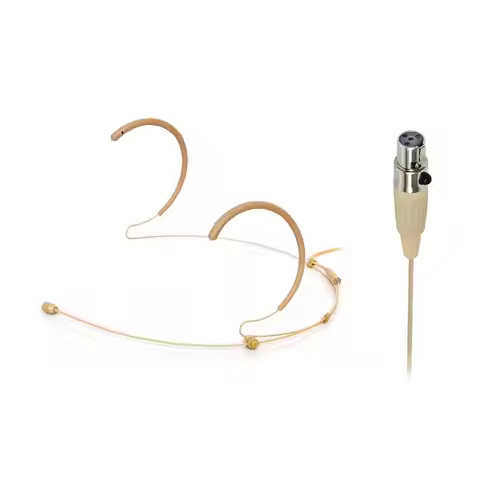 LOMEHO 4Pin Mini XLR plug Omni Directional Headset Microphone Electret Condenser Capsule Headworn Mi