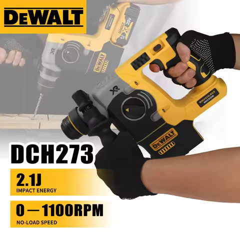 DEWALT DCH273 rotary percussion drill 18V/20V MAX SDS brushless 1 inch PLUS L-shaped woodworking imp