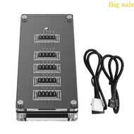 Mar Multiport 9Pin USB HUBs Splitter for Desktops Expands Connectivitys with 4 Additional Port and 4