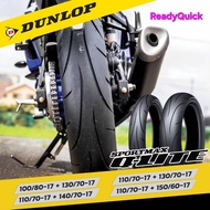 DUNLOP รุ่น SPORTMAX Q-LITE 100/80-17 110/70-17  130/70-17  140/70-17  150/60-17  LT (เลือกขนาดเองได