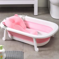 2PCS/SET Folding Bathtub Set For Baby Portable Baby Bathtub+Bathmat Bathtub Baby Bath support Set