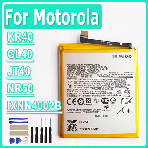XDOU High Quality KR40 IXNN4002B GL40 JT40 NR50 Battery For Motorola Moto Edge One Z Play G6 X30 Plu