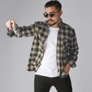 KEMEJA Dgm Men's Long Sleeve Flannel Shirt Men's Shirt Men's Flannel Shirt Flannel 001 D