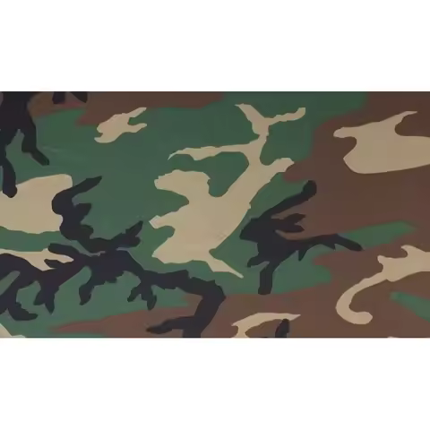 Nylon Cotton US M81 Jungle Woodland Camouflage Fabric Rip Stop Cloth Tactical Cargo Uniform DIY