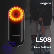Magene L508 Radar Tail Light New Bicycle Brake Sensing Lamp Rear Light Saddle Seatpost Ebike Waterpr