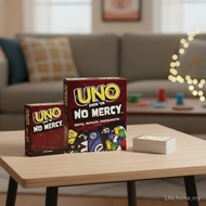 UNO Show No Mercy Card Game for Kids and Adults, Family Night Fun, 2-10 Players, Strategy & Skill Bu