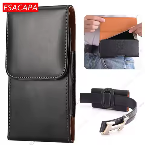 Phone Bag for Sony Xperia 5 IV 10 1 IV 10 III 1 III Leather Case Belt Clip Holster for sony xperia 5