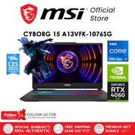 MSI Laptop Cyborg 15 A13VFK-1076SG Gaming Laptop / Intel Core i7-13620H processor / NVIDIA GeForce RTX 4060 / 2Y