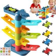 12pcs Mini Racing Cars Toy Playset With Ramp Track, Suitable For 3-4 Years Old, 5-6 Years Old Boys, 