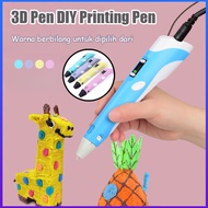 3D Pen DIY Printing Pen PLA Doodle Arts Crafting Doodle PLA Filament Drawing Arts Kids Toy Christmas