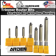 ARDEN Router Bit - Straight Bit with One Bearing #45 / #47 / #47FH / #52 / #53 / #54 /#55
