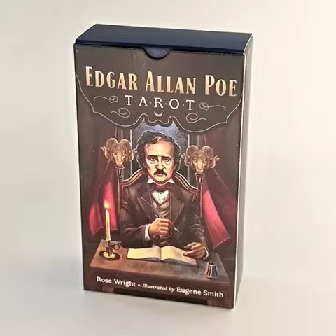Edgar Allan Poe Tarot Deck 78 Stunning Illustrations Based on Poe's Tales 12*7cm Printed on 350GSM D