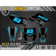 Decal KLX DECAL KLX OLD S STRIPING KLX S STICKER KLX S DECAL DEXAL CUSTOME 2