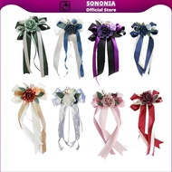 [SONONIA] Aisle Chair Backrest with Floral Pattern, Wedding Aisle Decoration for Party Decoration