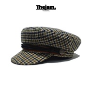 Thejam. the original Fisherman's Hat | Sailor hat wool tweed green | Fiddler cap