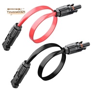 65cm/26IN/2.17ft 12AWG Flat Solar Panel Cable Window Balcony PV Flat Wire for Protable Power Station