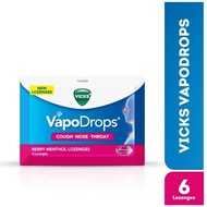 VICKS VapoDrops Lozenges - Berry 6S