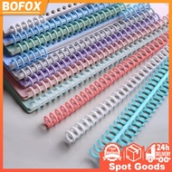 Holes Plastic Ring Binder Notebook cover( for A4/B5/A5/A6) Cuttable Ring Binding Spines Combs Sheets