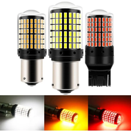 (2pcs) LED 144SMD Car Signal Brake Bulb 12V 1156 1157 7440 7443 BA15S BAU15S BAY15D PY21W Turn Signa