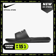 Nike Mens Victori One Slides - Black ไนกี้ รองเท้าแตะผู้ชายแบบสวม วิคตอริ วัน - สีดำ