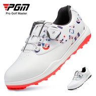 PGM รองเท้ากีฬาผู้หญิงรองเท้ากอล์ฟกันน้ำกันการลื่นไถลน้ำหนักเบารองเท้าระบายอากาศนุ่มมีสายรัด XZ242สำหรับเล่นกีฬา