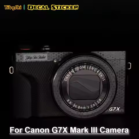 For Canon G7X3 Camera Stickers Coat Wrap Cover Film or Canon G7X MARK III PowerShot G7 X Mark III Ca