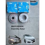 Bendix BR474 Front Disc Rotor Honda City TMO GM6 T9A GN2 TOO, Jazz TFO T5A, Freed Insight (depan)