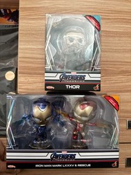 hottoys Cosbaby ironman spiderman