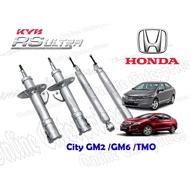 KYB RS Ultra Honda City GM6 T9A GM2 TMO '08-'19 Suspension GAS HEAVY DUTY Absorber Original