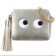 Anya Hindmarch eyes embossed leather cross-body bag