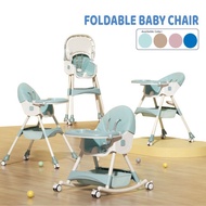 Baby MultiFunction Foldable Dining High Chair Baby Dining Chair Baby High Chair Kerusi Makan Bayi