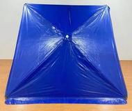 itop 8ft x 8ft Square PVC Market Umbrella Rainbow (2.5m x 2.5m) Tarpaulin Outdoor Street Hawker Nigh