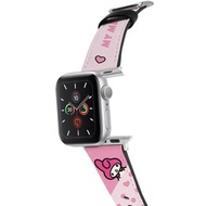 SANRIO-Apple Watch皮革錶帶-波點系列-MY MELODY