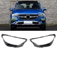For Mercedes-Benz GLC W254 GLC200 GLC260 GLC300 2023 Car Headlight Lens Cover Lampshade Transparent 