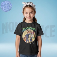 Zootopia Judy Nick Kids T-Shirt Zootopia Movie Cartoon Kids Top/