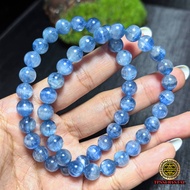 🔹ข้อมือบลูไคยาไนต์อินควอตซ์ (Blue Kyanite in Quartz)🔹