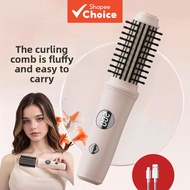 Cordless 3-in-1 Hair Styler, Fast-Heat Hot Brush & Mini Travel Straightener-Curler for Daily & Salon