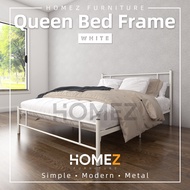 (Self-assembly) 3V Powder Coat Metal Queen Size Bed Frame ED902F