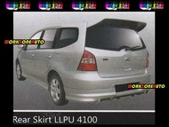 LLPU4100 Nissan Livina PU Rear Skirt (Sportivo) Body kit Bodykit