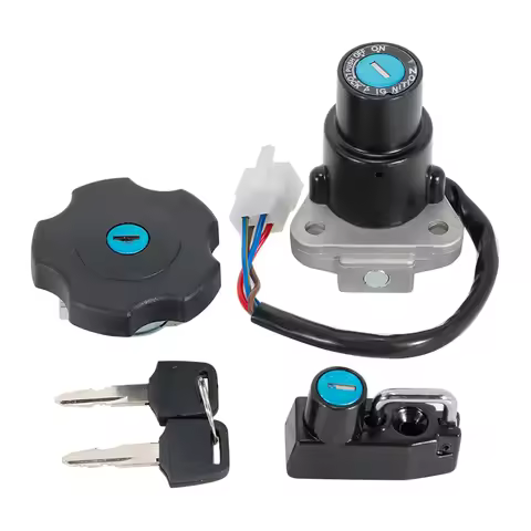 Motorcycle Ignition Switch Seat Lock Key Set For Yamaha XT600 1990-1995 Year 3TB-82501-10/3UY-82501-