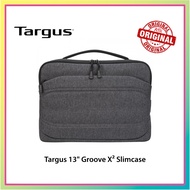 Targus 13 inch Groove Slim case-Charcoal / Dk Coral * Computer Bag * Large zip * Laptop Sleeve Bag