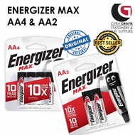 Energizer MAX® AA 4 & AA2 | Bateri Enurgizer AA