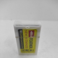 FEATHER NEW HI STAINLESS PLATINUM COATED BLADES