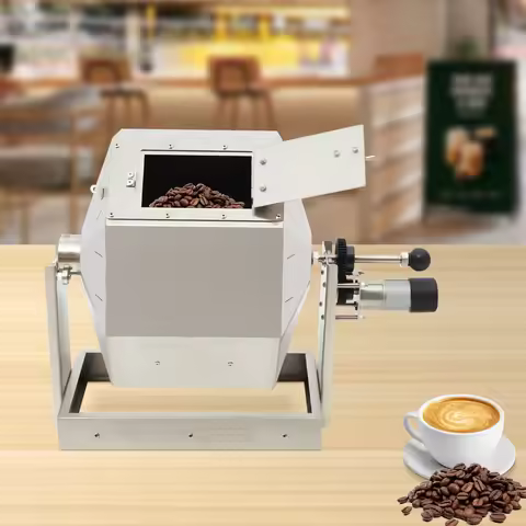 NEW 14.5L Coffee Bean Roaster, Stainless Automatic Rotary Coffee Roaster Machine Large Capacity for 
