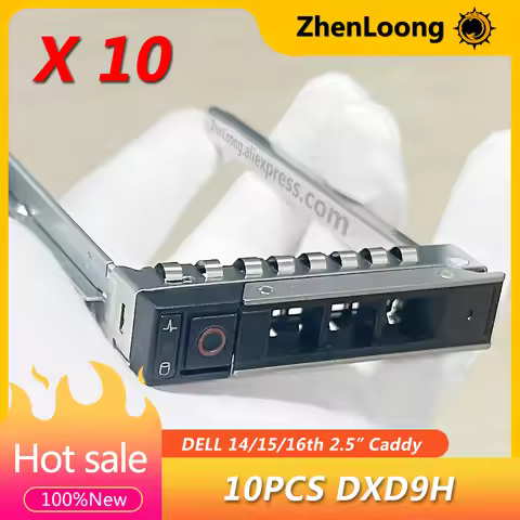 10PCS DXD9H 2.5" Hard Drive Caddy For Dell Gen16 G15 G14 R760 R760xa R750 R760xs R640 R740 R740XD R9