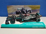 W11 Lewis Hamilton Winner British GP 2020 - Mercedes F1 Team Minichamps 1:43