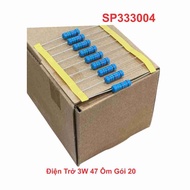Resistor 3W 47 Ohm Pack of 20