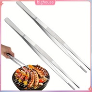 <In Stock>  Fine Teeth Kitchen Tweezers Fine Tweezer Tongs Long Handle Stainless Steel Kitchen Tweez