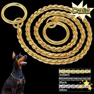 DALIA Pet Pincher Chain Metal Choke Pet Training Supplies Hot Snake Chain